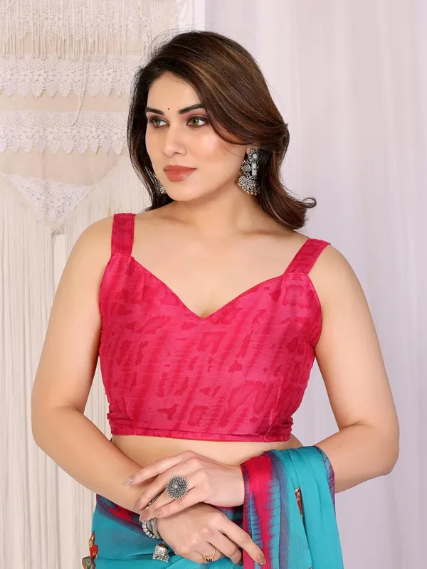 Multicolour_Georgette_Chiffon_Georgette_Saree_For_Women