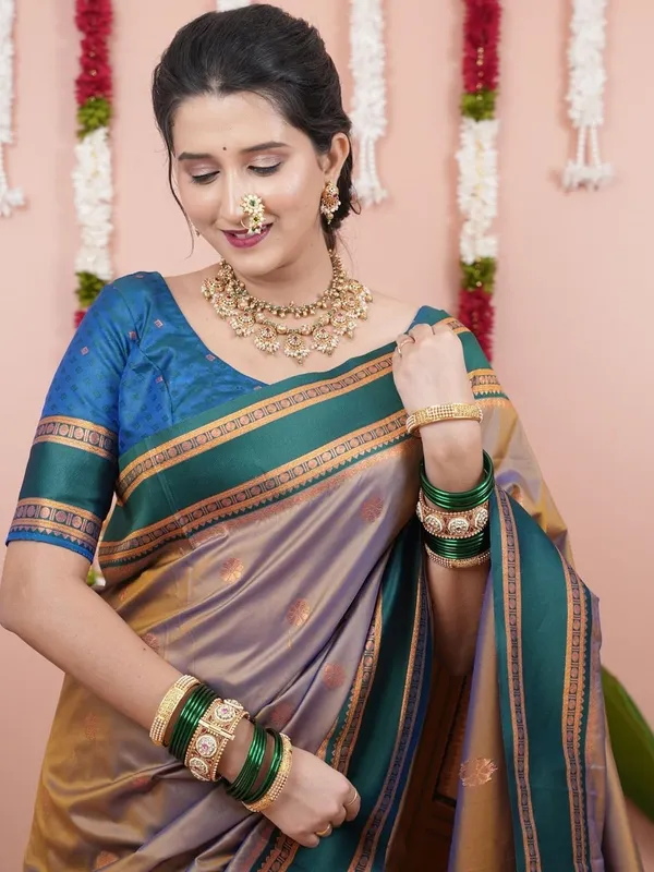 Beige_Silk_Paithani_Silk_Saree_For_Women