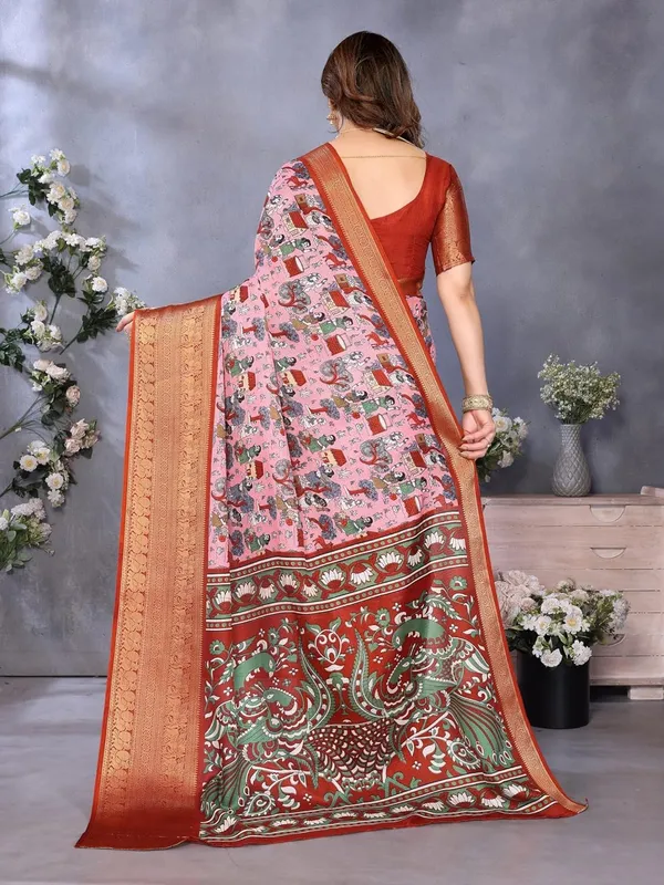 Pink_Cotton_Blend_Printed_Dola_Silk_Saree_For_Women