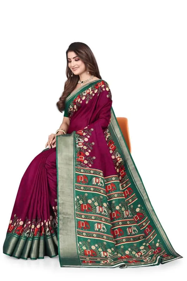 Maroon_Cotton_Silk_Digital_Printed_Saree_For_Women