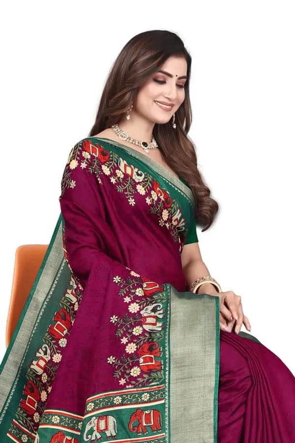 Maroon_Cotton_Silk_Digital_Printed_Saree_For_Women