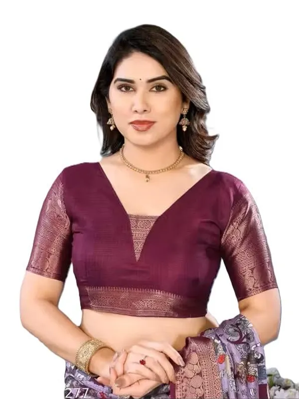 Purple_Dola_Silk_Kalamkari_Print_Saree_For_Women