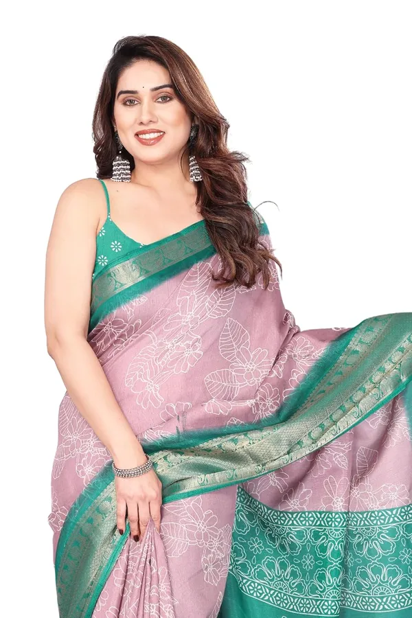 Dusty_Pink_And_Sea_Green_Silk_Bandhani_Marshmallow_Saree_For_Women