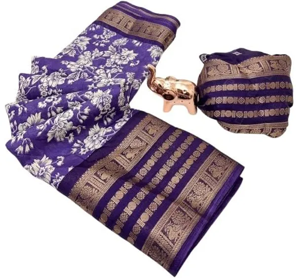 Purple_Silk_Bandhani_Marshmallow_Saree_For_Women