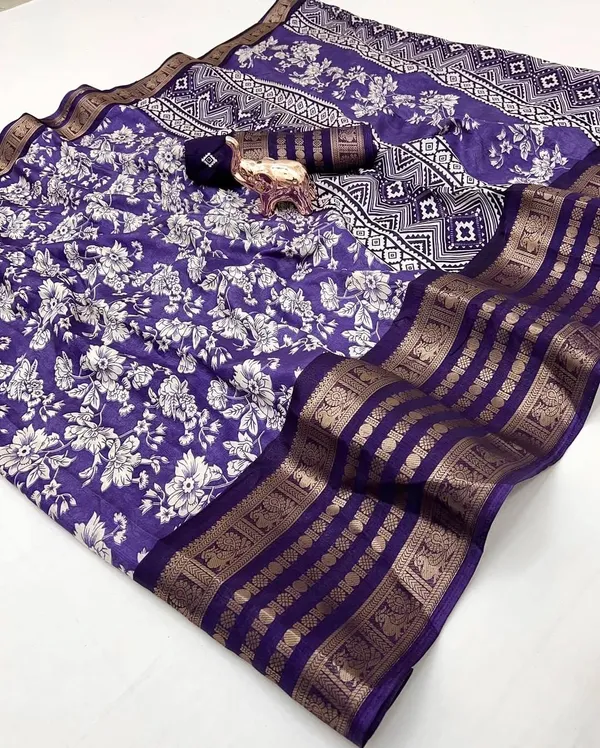 Purple_Silk_Bandhani_Marshmallow_Saree_For_Women
