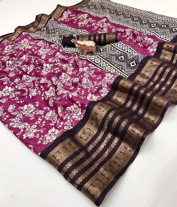 Pink_Silk_Printed_Dola_Silk_Saree_For_Women