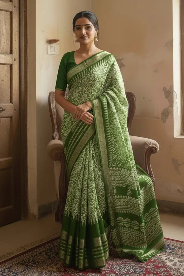 Light_Green_Silk_Printed_Dola_Silk_Saree_For_Women