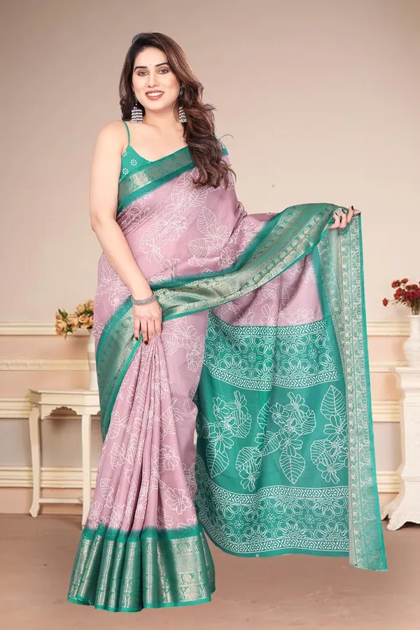 Dusty_Pink_Silk_Printed_Dola_Silk_Saree_For_Women