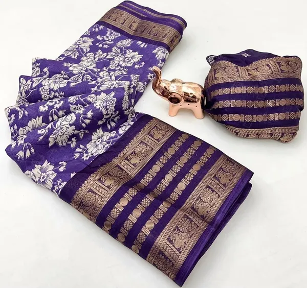 Purple_Silk_Printed_Dola_Silk_Saree_For_Women