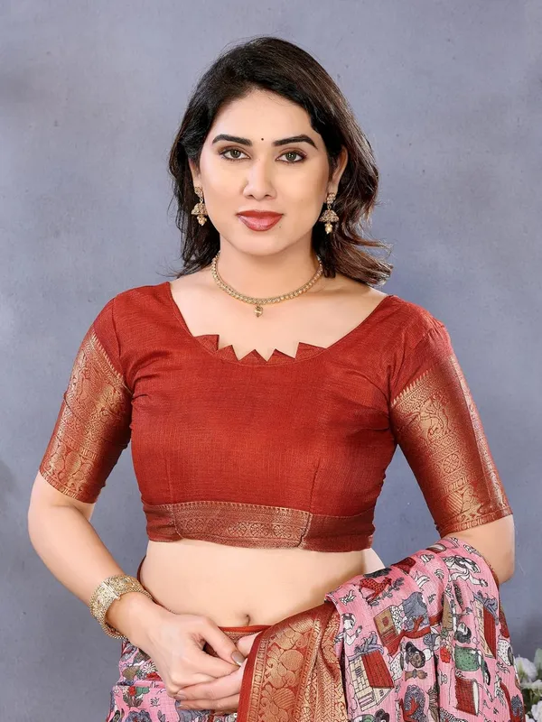 Pink_Silk_Printed_Dola_Silk_Saree_For_Women