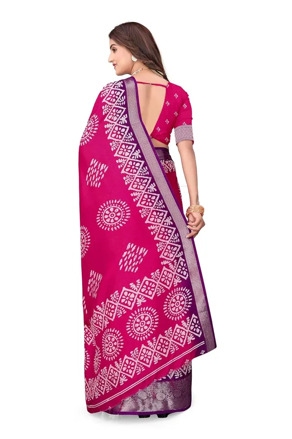 Pink_Dola_Silk_Kalamkari_Print_Saree_For_Women