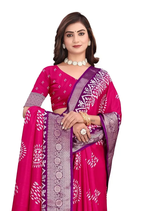 Pink_Dola_Silk_Kalamkari_Print_Saree_For_Women