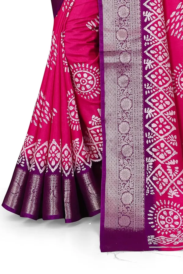 Pink_Dola_Silk_Kalamkari_Print_Saree_For_Women