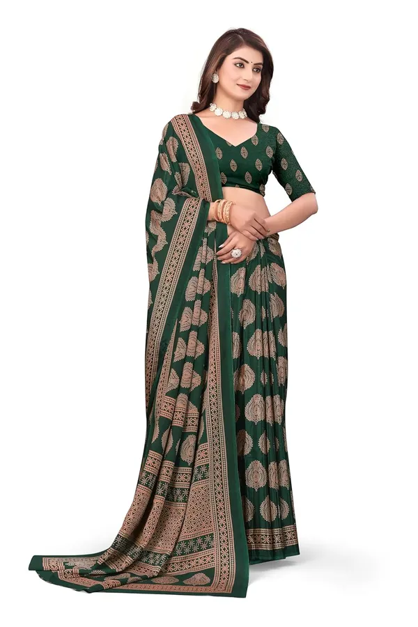 Green_Dola_Silk_Print_Saree_For_Women
