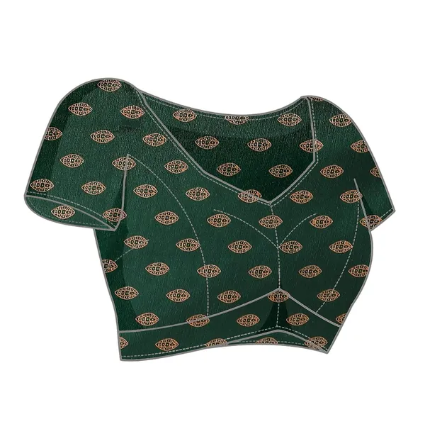 Green_Dola_Silk_Print_Saree_For_Women
