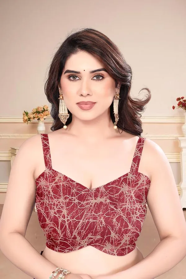 Maroon_Polyester_Printed_Chiffon_Saree_For_Women