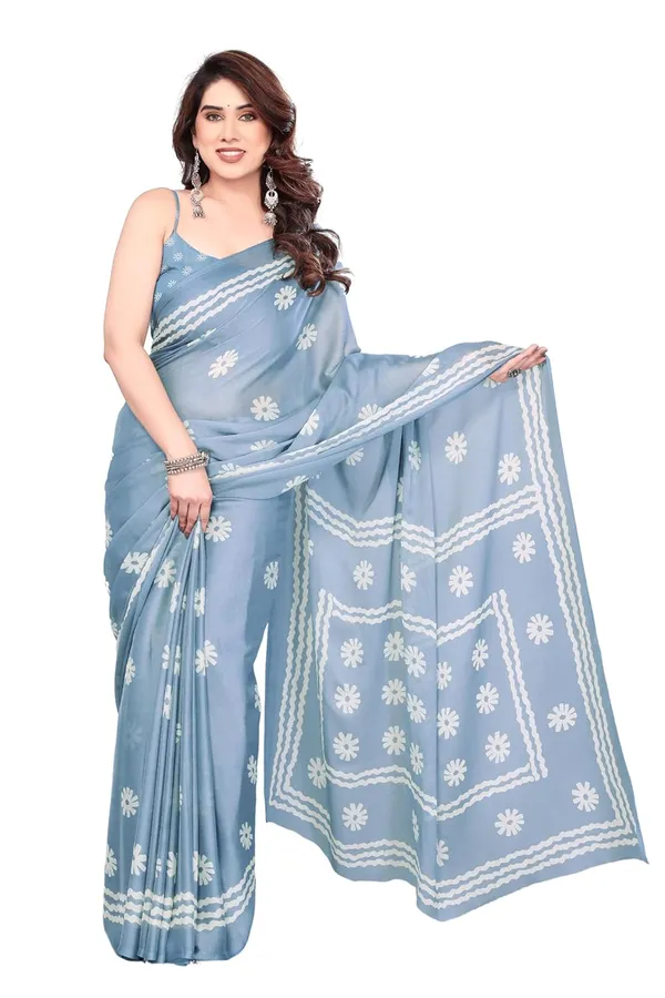 Slate_Grey_Polyester_Printed_Chiffon_Saree_For_Women