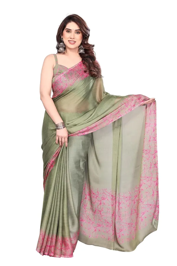 Pista_Green_Polyester_Printed_Chiffon_Saree_For_Women