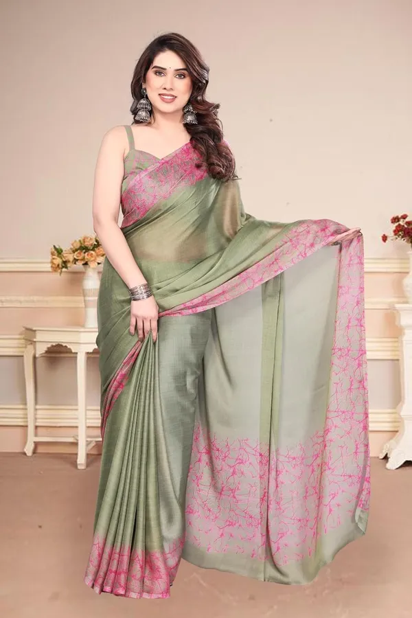 Pista_Green_Polyester_Printed_Chiffon_Saree_For_Women
