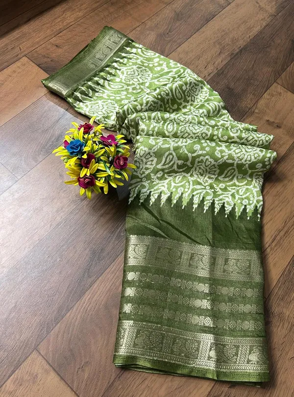 Light_Green_Silk_Printed_Dola_Silk_Saree_For_Women