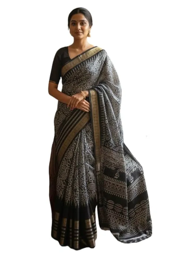 Light_Grey_Silk_Printed_Dola_Silk_Saree_For_Women