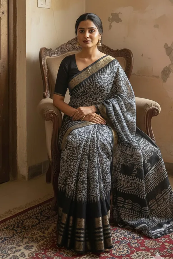 Light_Grey_Silk_Printed_Dola_Silk_Saree_For_Women