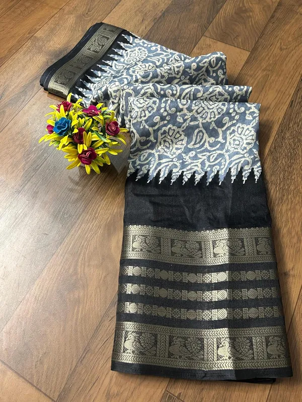 Light_Grey_Silk_Printed_Dola_Silk_Saree_For_Women