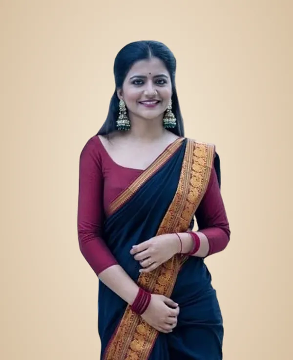 Bottle_Green_Cotton_Dharmavaram_Cotton_Silk_Saree_For_Women
