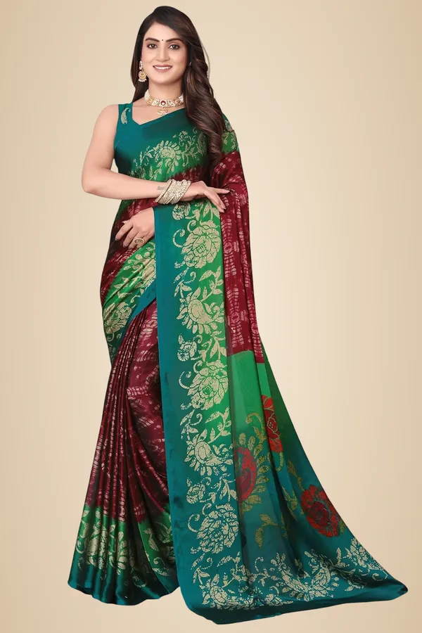 Maroon_Chiffon_Georgette_Chiffon_Georgette_Saree_For_Women