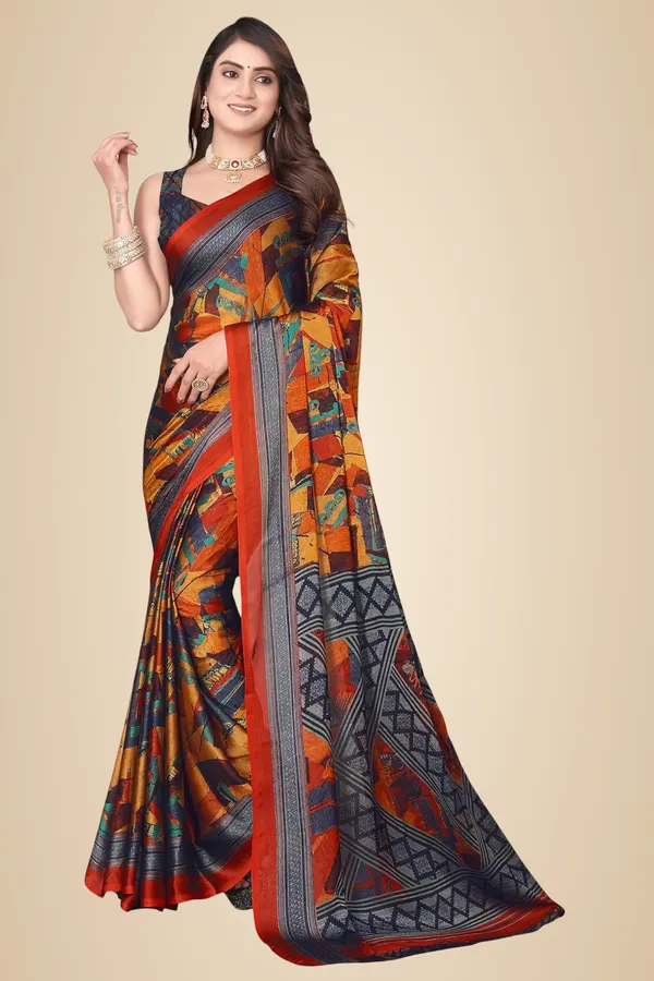 Multicolour_Chiffon_Georgette_Chiffon_Georgette_Saree_For_Women