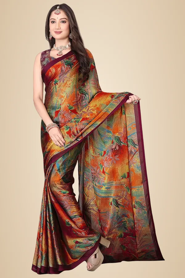 Orange_Mirchi_Chiffon_Printed_Chiffon_Saree_For_Women