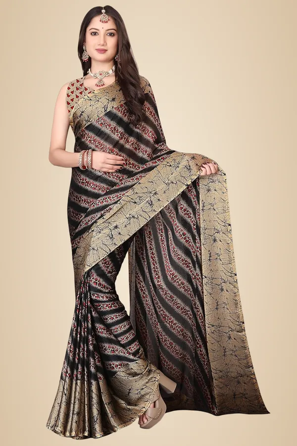 Black_Marble_Georgette_Chiffon_Georgette_Saree_For_Women