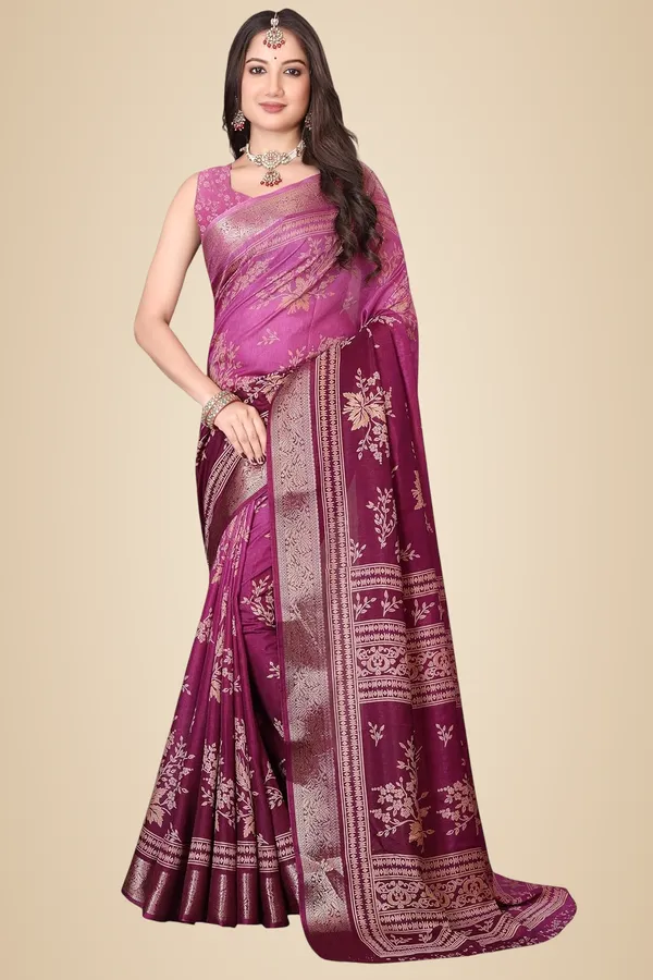Pink_Silk_Blend_Printed_Dola_Silk_Saree_For_Women