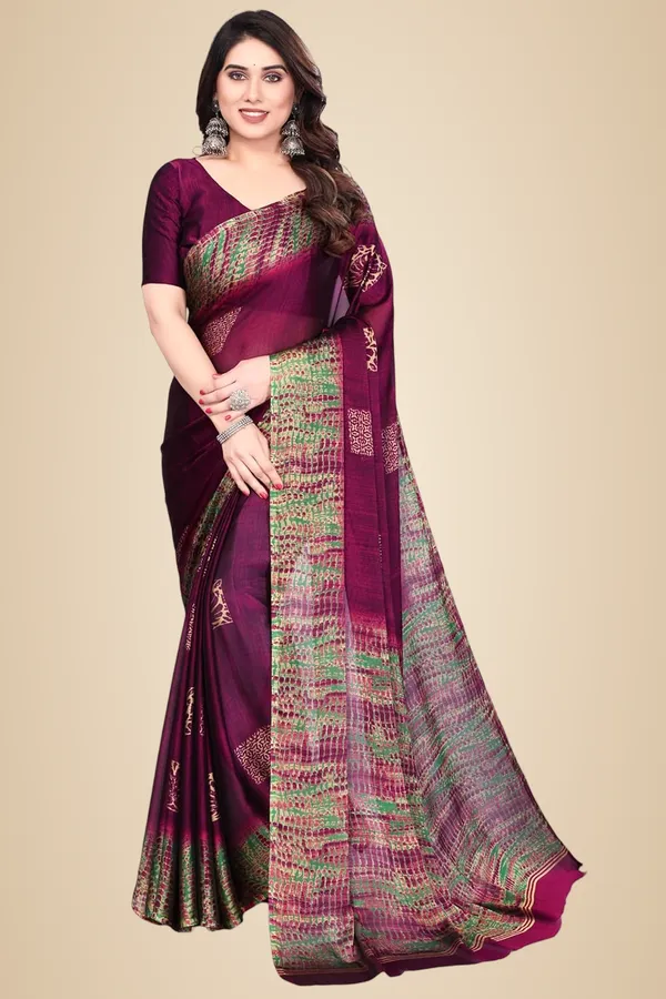 Dark_Magenta_Chiffon_Printed_Chiffon_Saree_For_Women