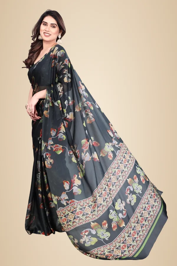 Black_Polyester_Printed_Chiffon_Saree_For_Women