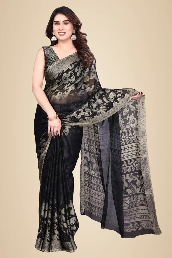 Black_Chiffon_Printed_Chiffon_Saree_For_Women