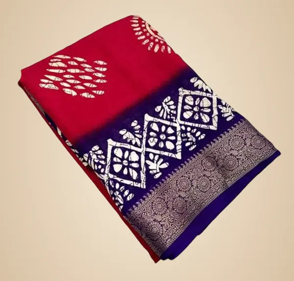 Pink_Silk_Printed_Chiffon_Saree_For_Women