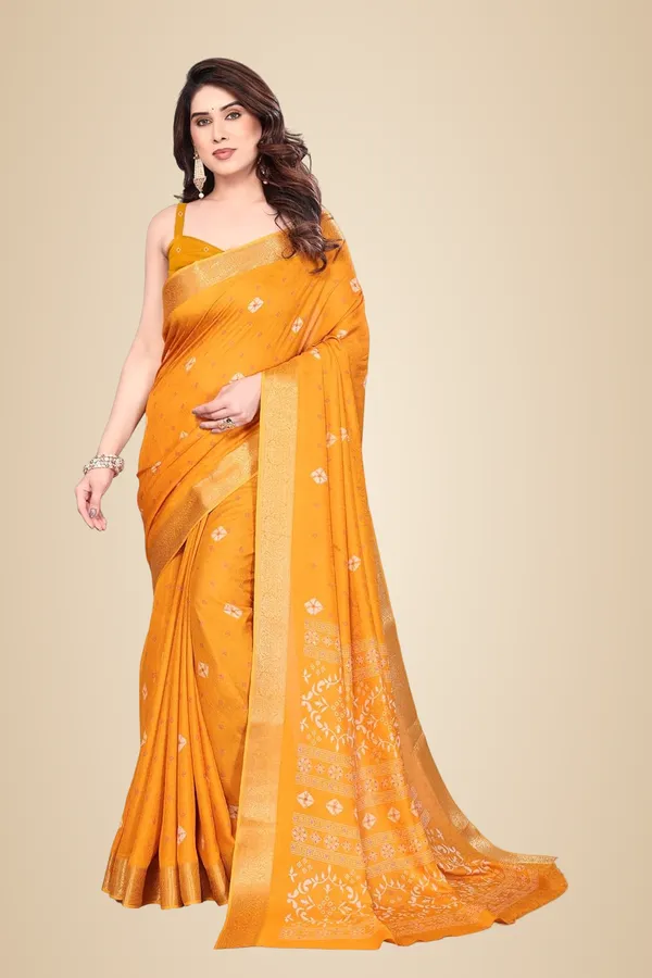 Mustard_Yellow_Silk_Banarasi_Silk_Saree_For_Women