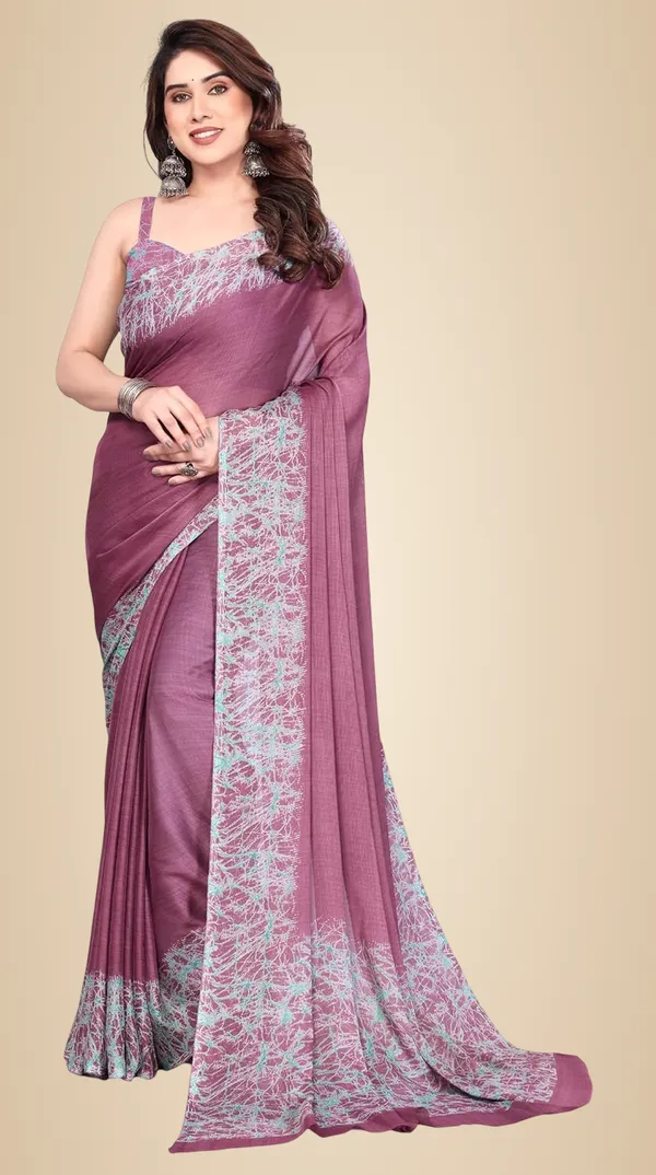 Pink_Polyester_Plain_Chiffon_Saree_For_Women