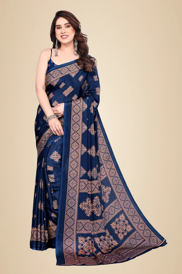 Navy_Blue_Polyester_Printed_Chiffon_Saree_For_Women