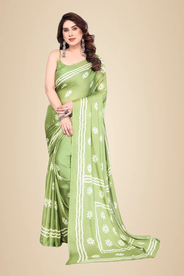 Parrot_Green_Polyester_Printed_Chiffon_Saree_For_Women