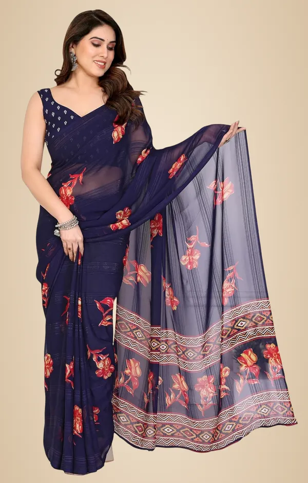 Navy_Polyester_Zari_Chiffon_Saree_For_Women