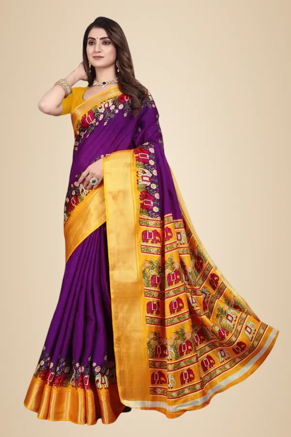 Multicolor_Cotton_Silk_Digital_Printed_Saree_For_Women