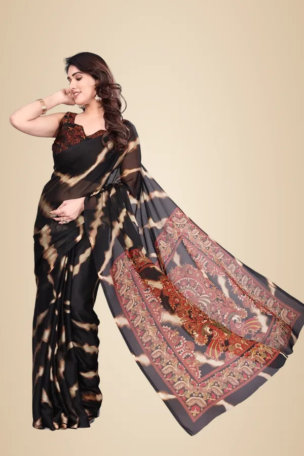 Black_Chiffon_Printed_Chiffon_Saree_For_Women