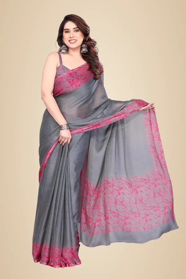 Grey_Polyester_Printed_Chiffon_Saree_For_Women
