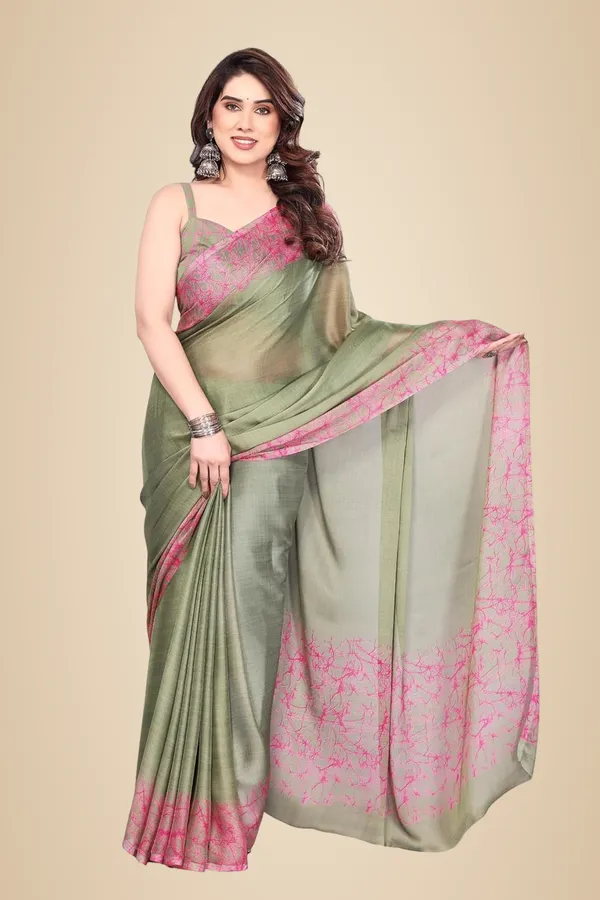 Pista_Green_Polyester_Printed_Chiffon_Saree_For_Women