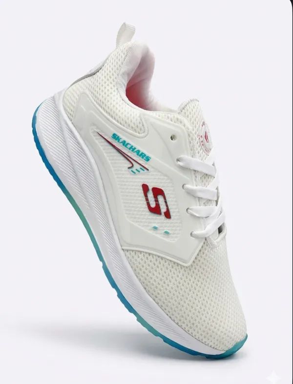 White_Air_Mess_Fabrics_Lace_Up_Sneakers_For_Men