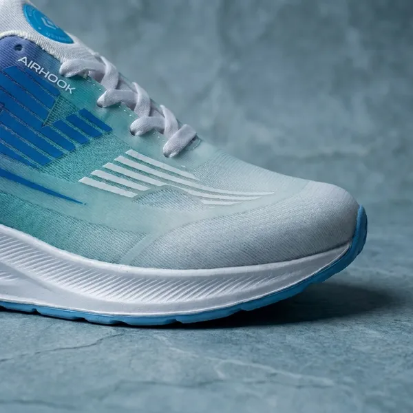 Blue_And_White_Air_Mess_Fabrics_Lace_Up_Running_Shoes_For_Men