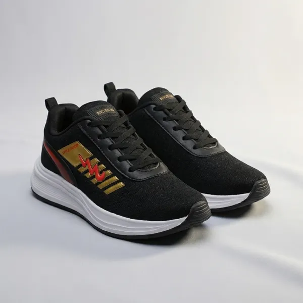 Multicolour_Air_Mess_Fabrics_Lace_Up_Running_Shoes_For_Men