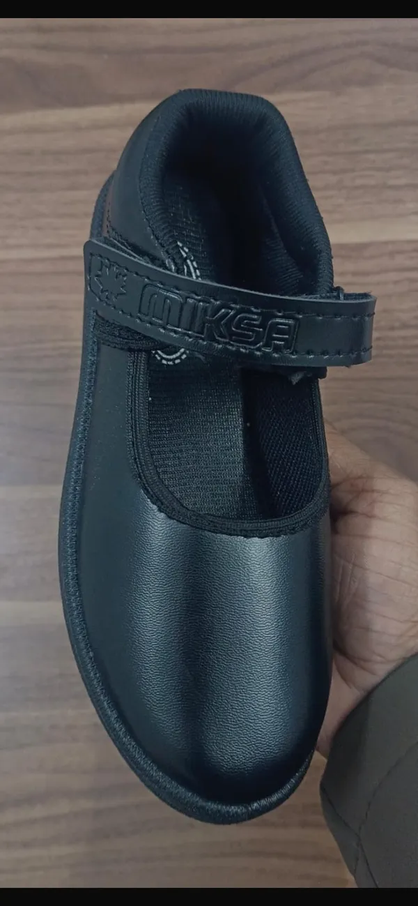 Black_Pvc_Sole_&_Rexine_Heavy_Matty_Shoes_For_Girls